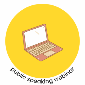 Public speaking webinar